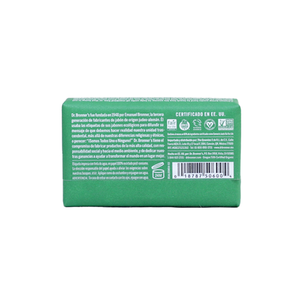 Jabón en barra de castilla almendra 140 g Dr.Bronner’s