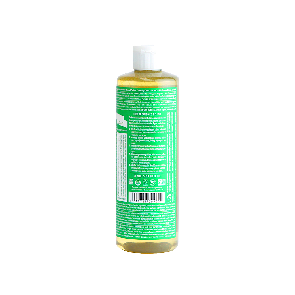 Jabón líquido de castilla almendra 473 ml Dr.Bronner’s