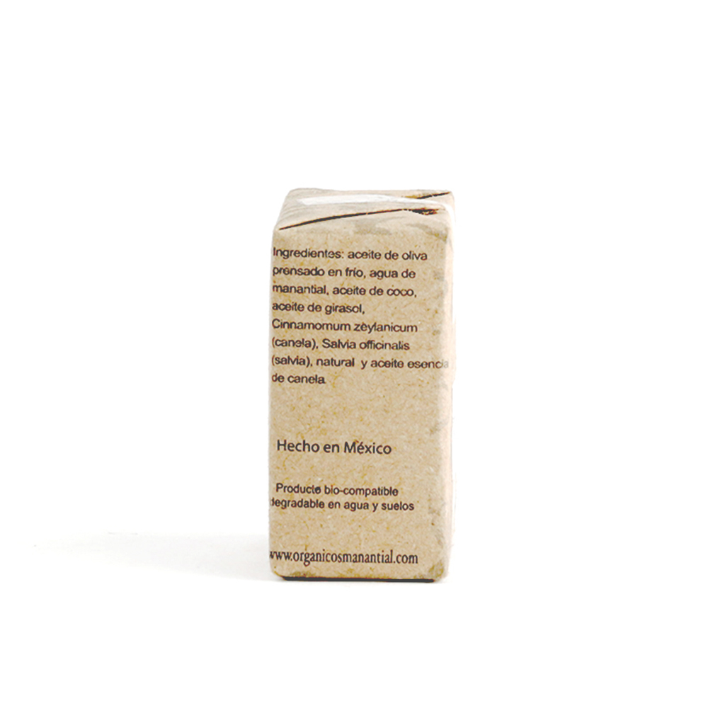 Jabón salvia y canela 90g Manantial de la Flores