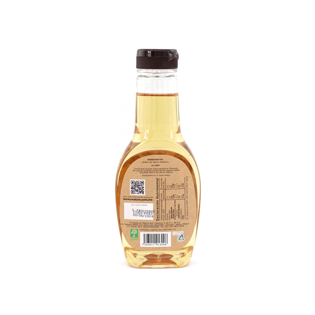 Jarabe de agave ámbar 330 g Enature
