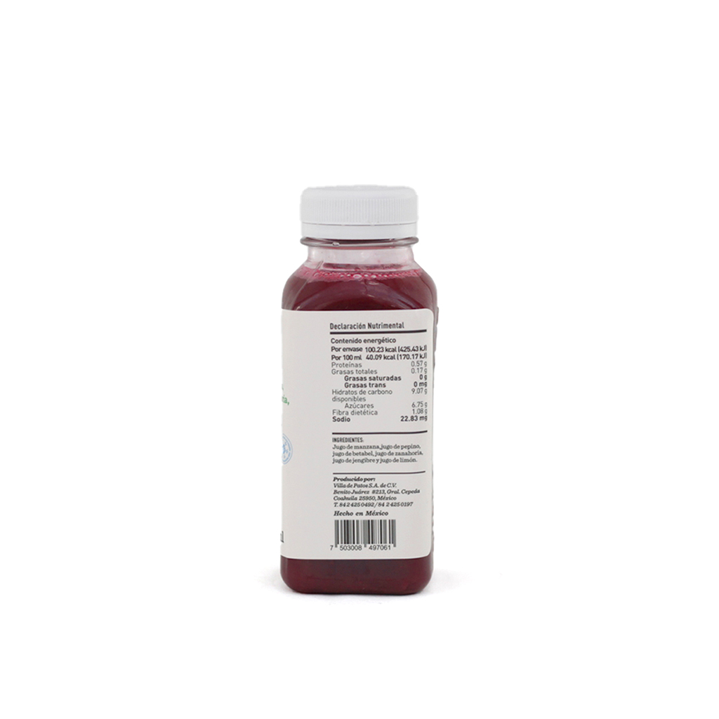 Jugo de raíces 250 ml Villa de Patos