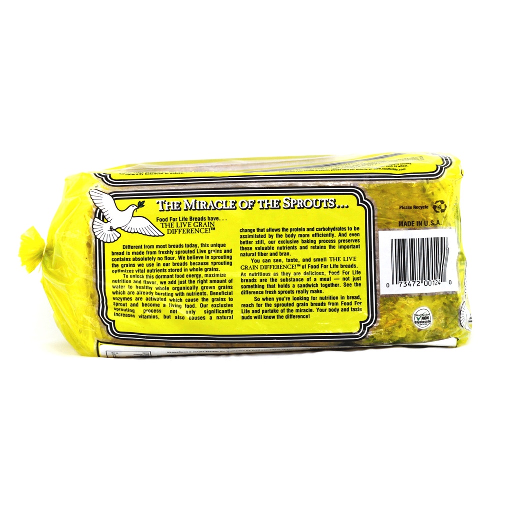Pan cereales germinados con linaza 680 g Ezekiel