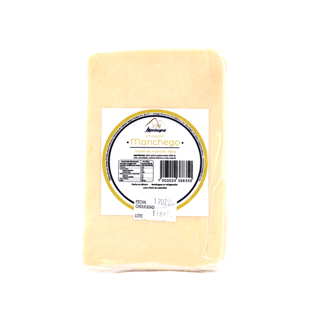 Queso manchego 500 g Montagne