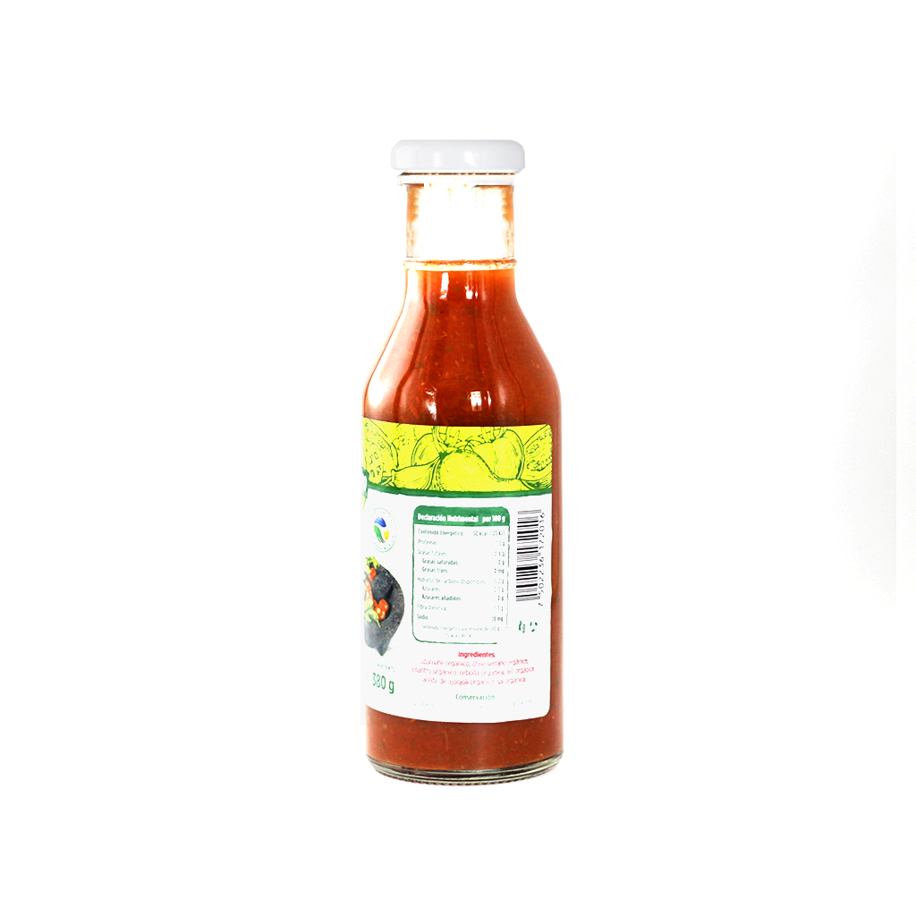 Salsa Roja Orgánica 380 G Campo Vivo