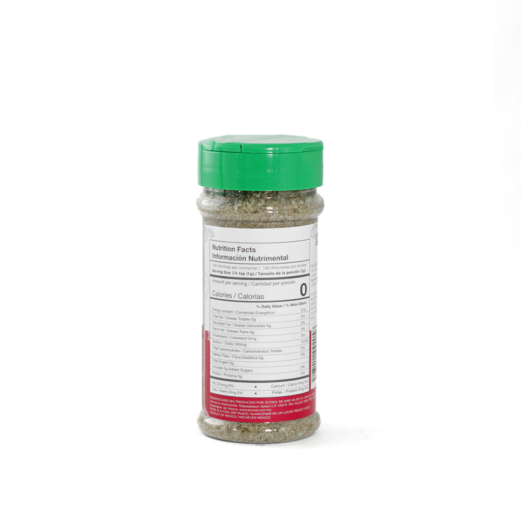Sazonador para carnes 180 g Ecosal