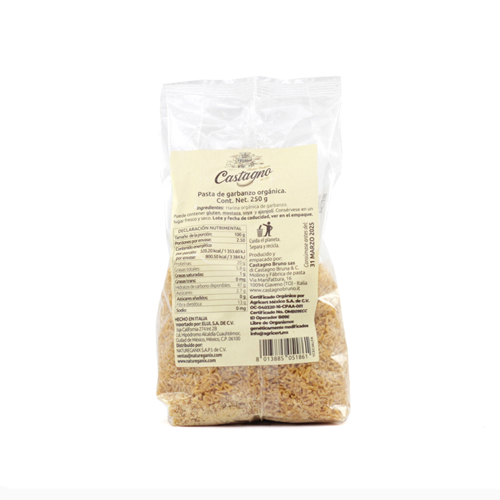 Sopa de letras de garbanzo 250 g Castagno