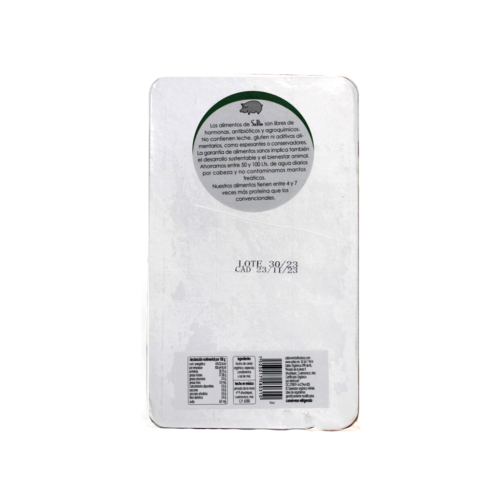 Tocino ahumado 200 g Sabio