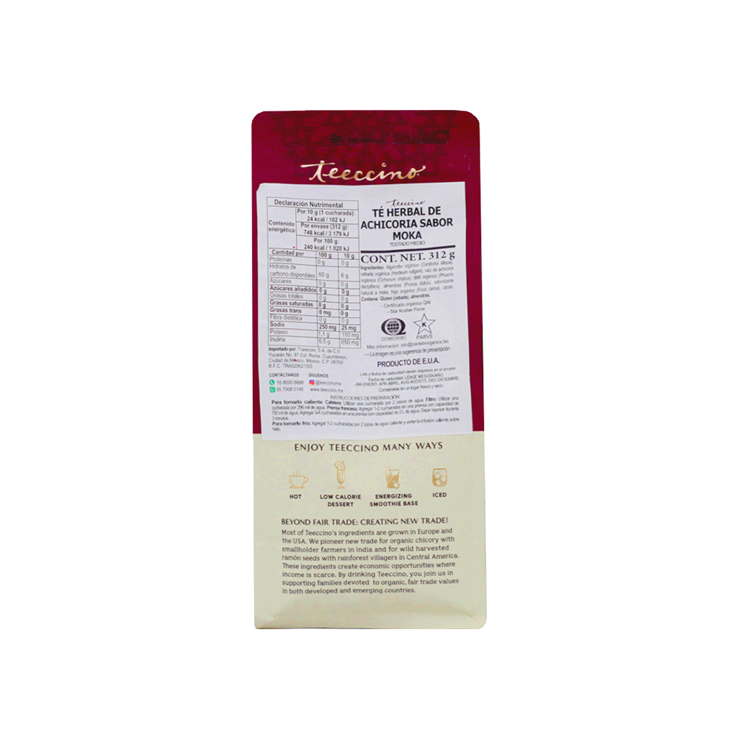Té moka bolsa 312 g Teeccino