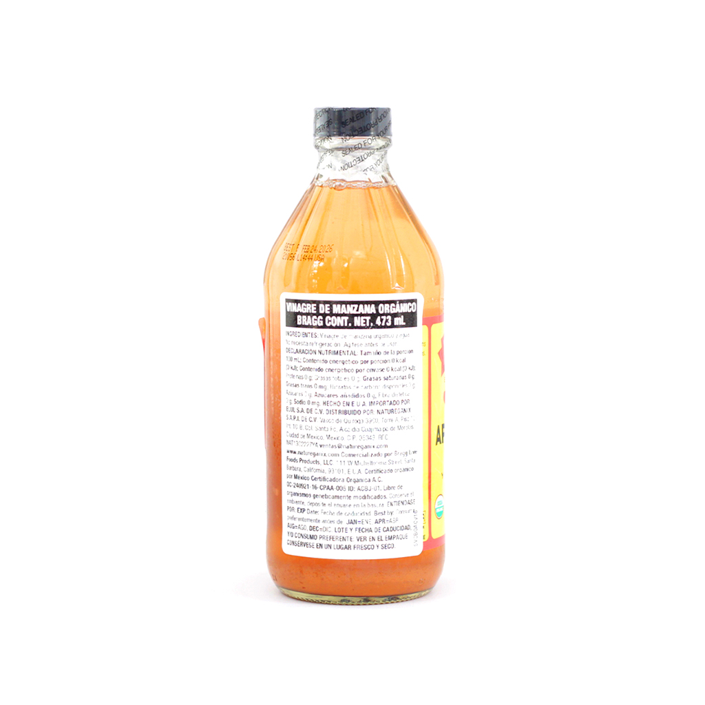 Vinagre de sidra de manzana 473 ml Bragg