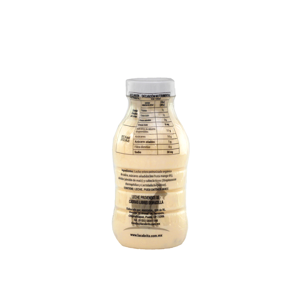 Yoghurt cabra mango 250 ml La Cabrita