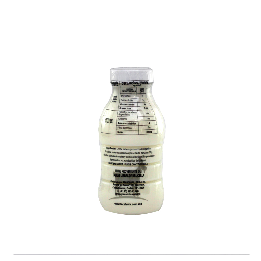Yoghurt cabra manzana 250 ml La Cabrita