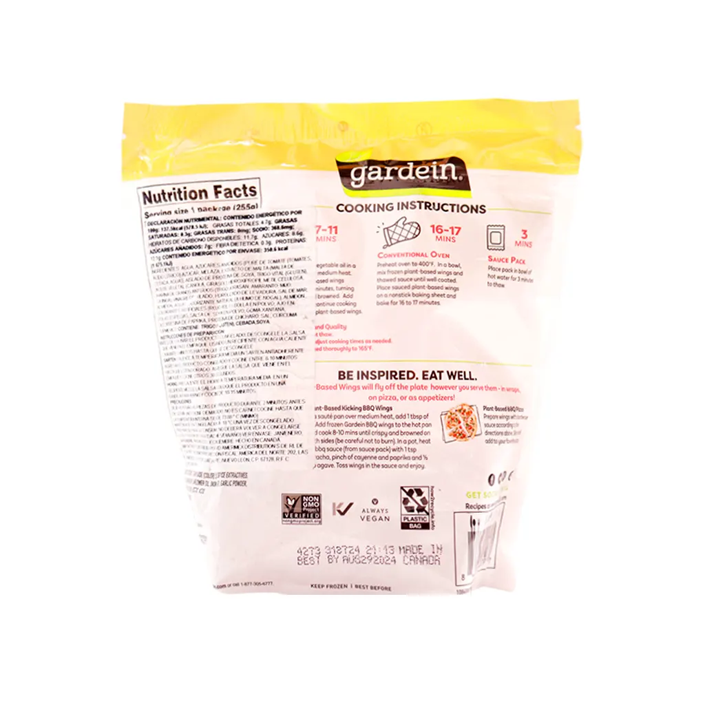 Alitas veganas tipo pollo 240 g Gardein