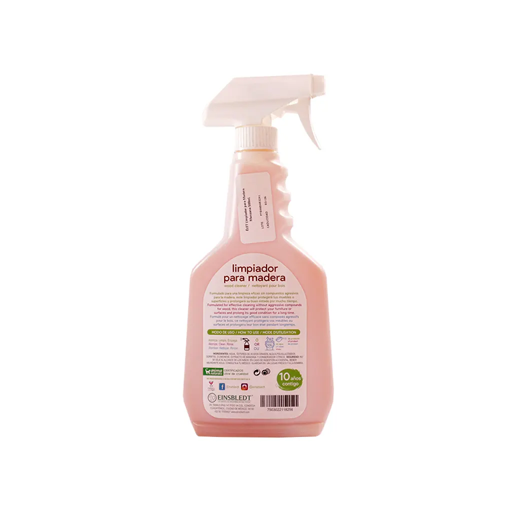 Limpiador para madera manzana 500 ml Elet