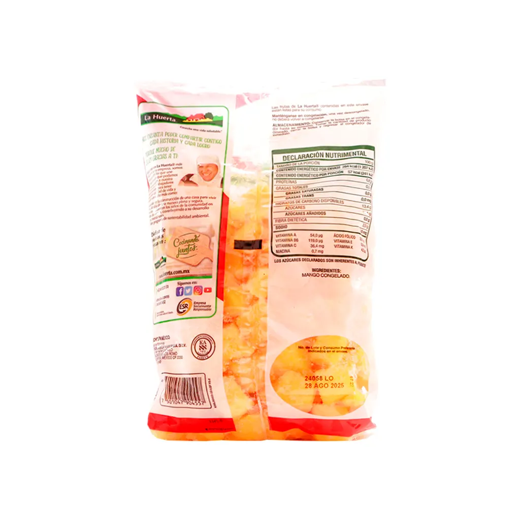 Mango en cubos 500 g La Huerta