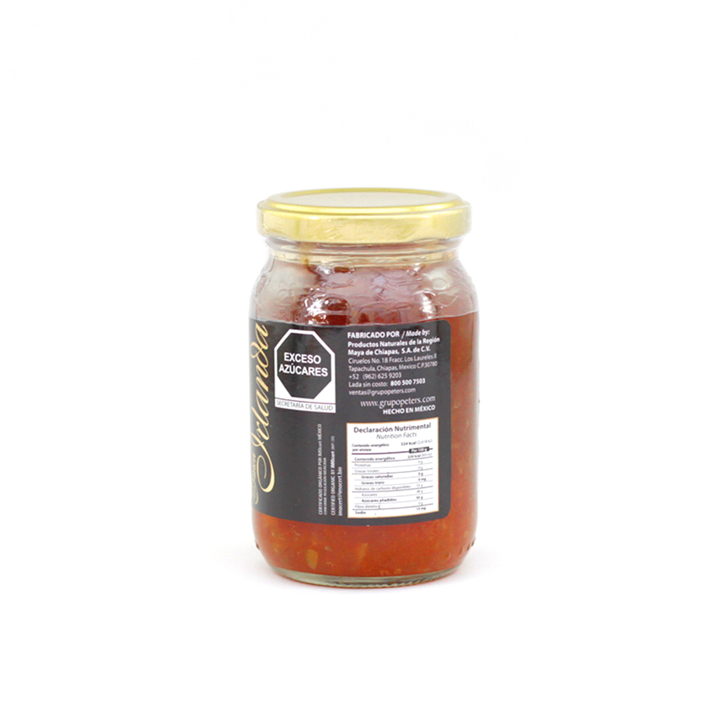 Mermelada de mango con miel orgánica 280 g Finca Irlanda