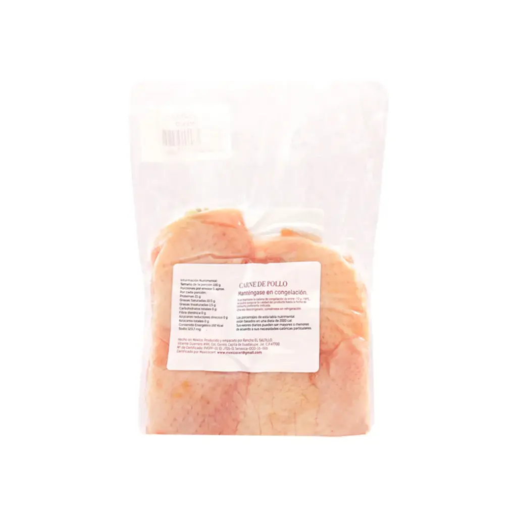 Muslo de pollo 600 g Santa pradera