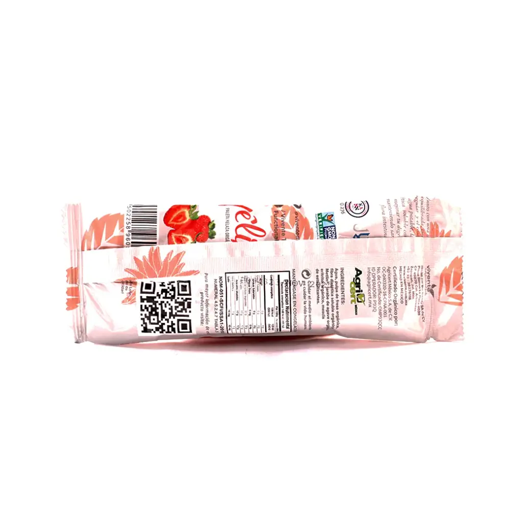 Paleta de agua sabor fresa 90 g Yelix