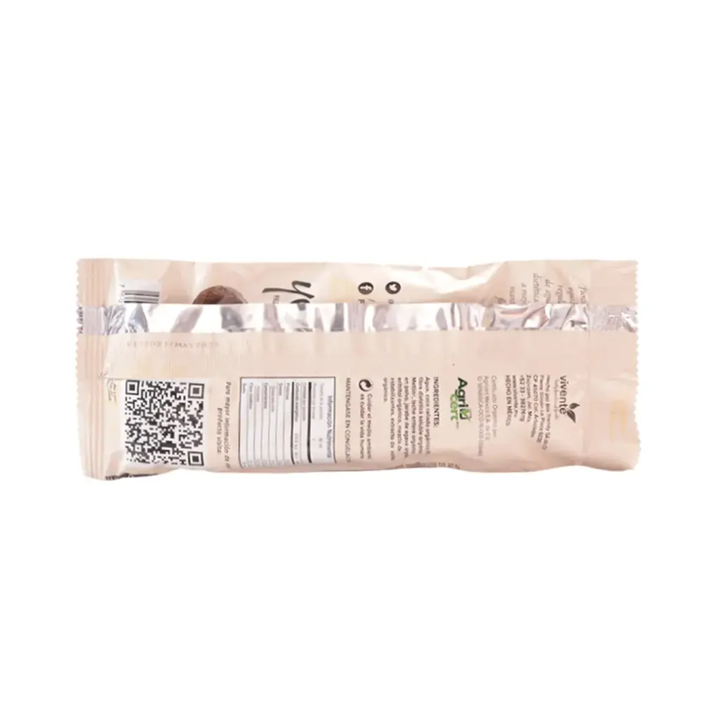 Paleta de leche sabor coco 90 g Yelix