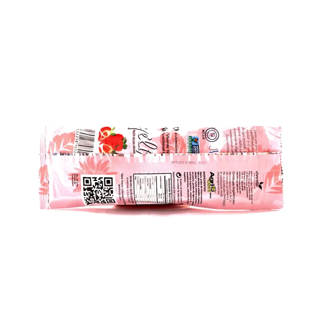 Paleta de leche sabor fresa 90 g Yelix