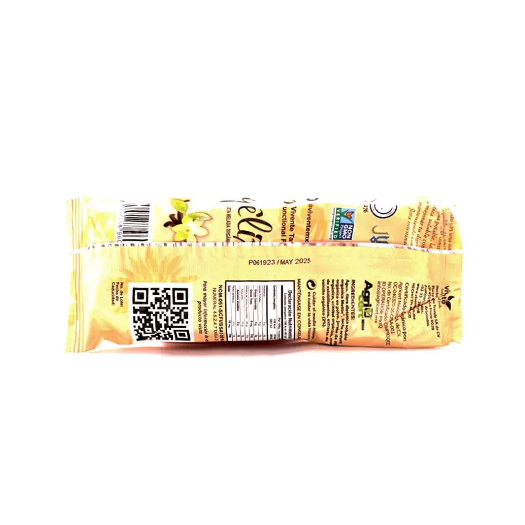Paleta de leche sabor vainilla 90 g Yelix