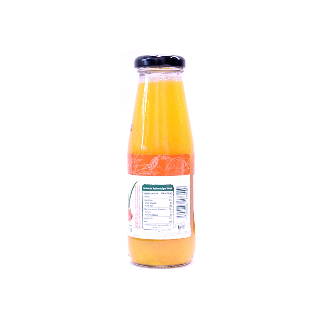 Bebida con aloe vera, naranja, cúrcuma 250 ml Campo Vivo