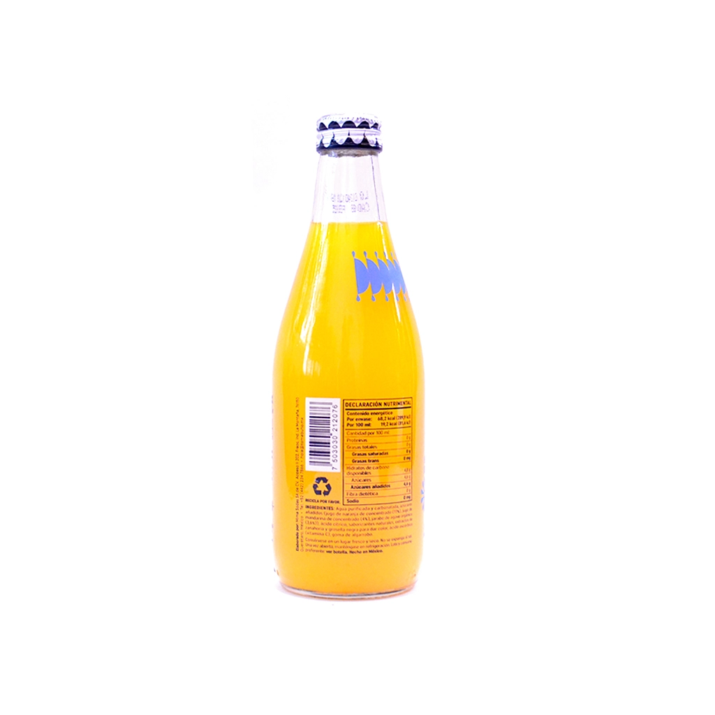 Soda de naranja mandarina 355 ml Búho