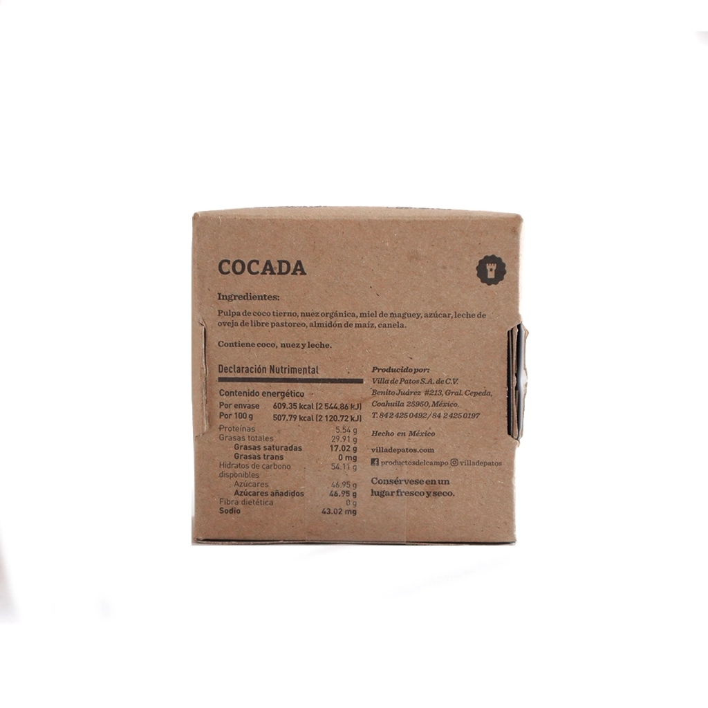 Cocada 120 g Villa de Patos