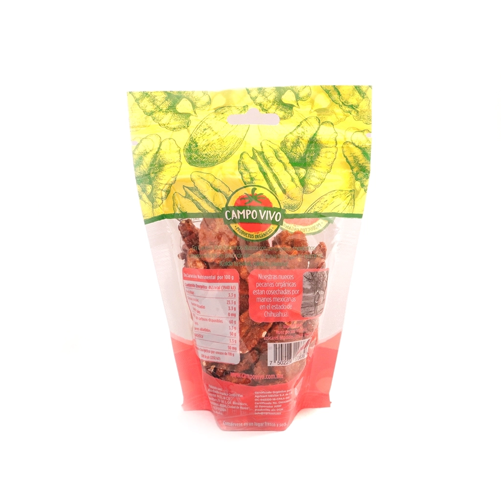 Nuez pecana garapiñada en mitades 110 g Campo Vivo