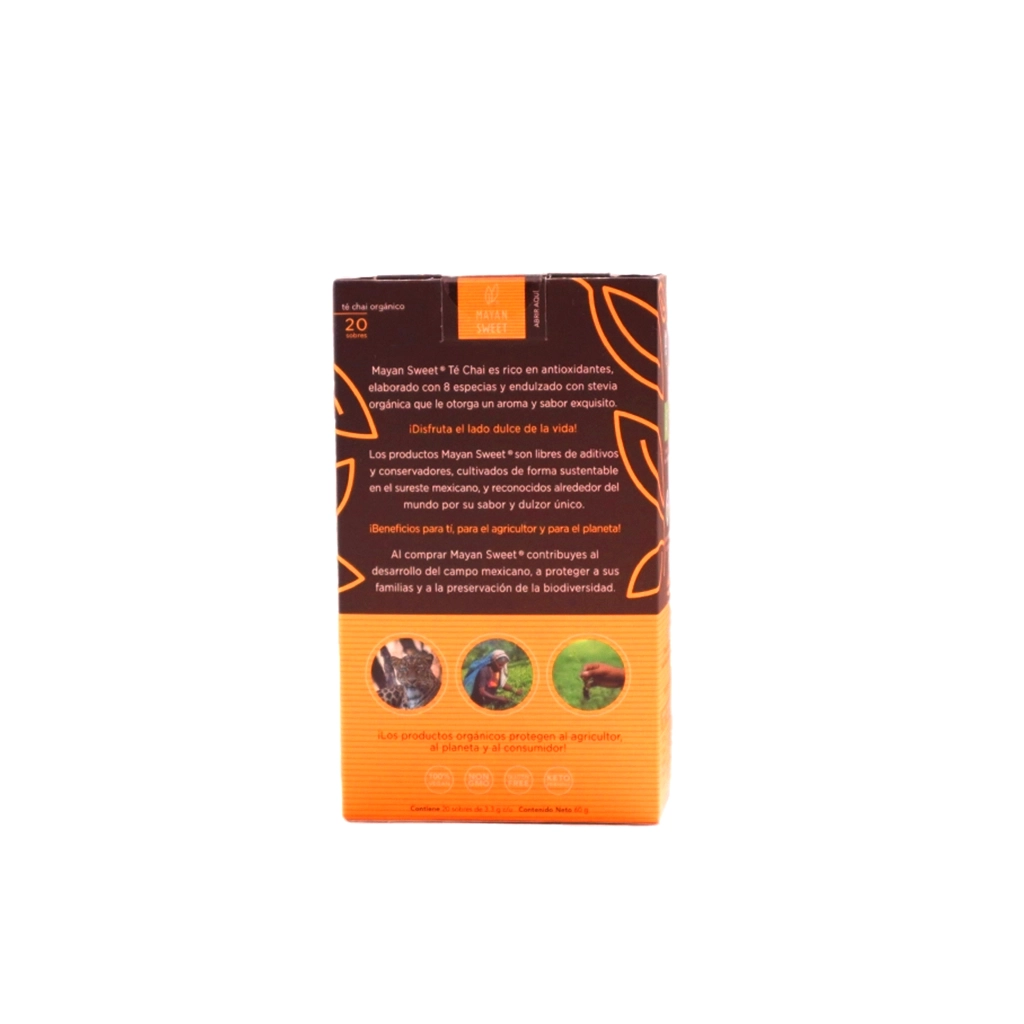 Té chai con stevia 60 g Mayan Sweet