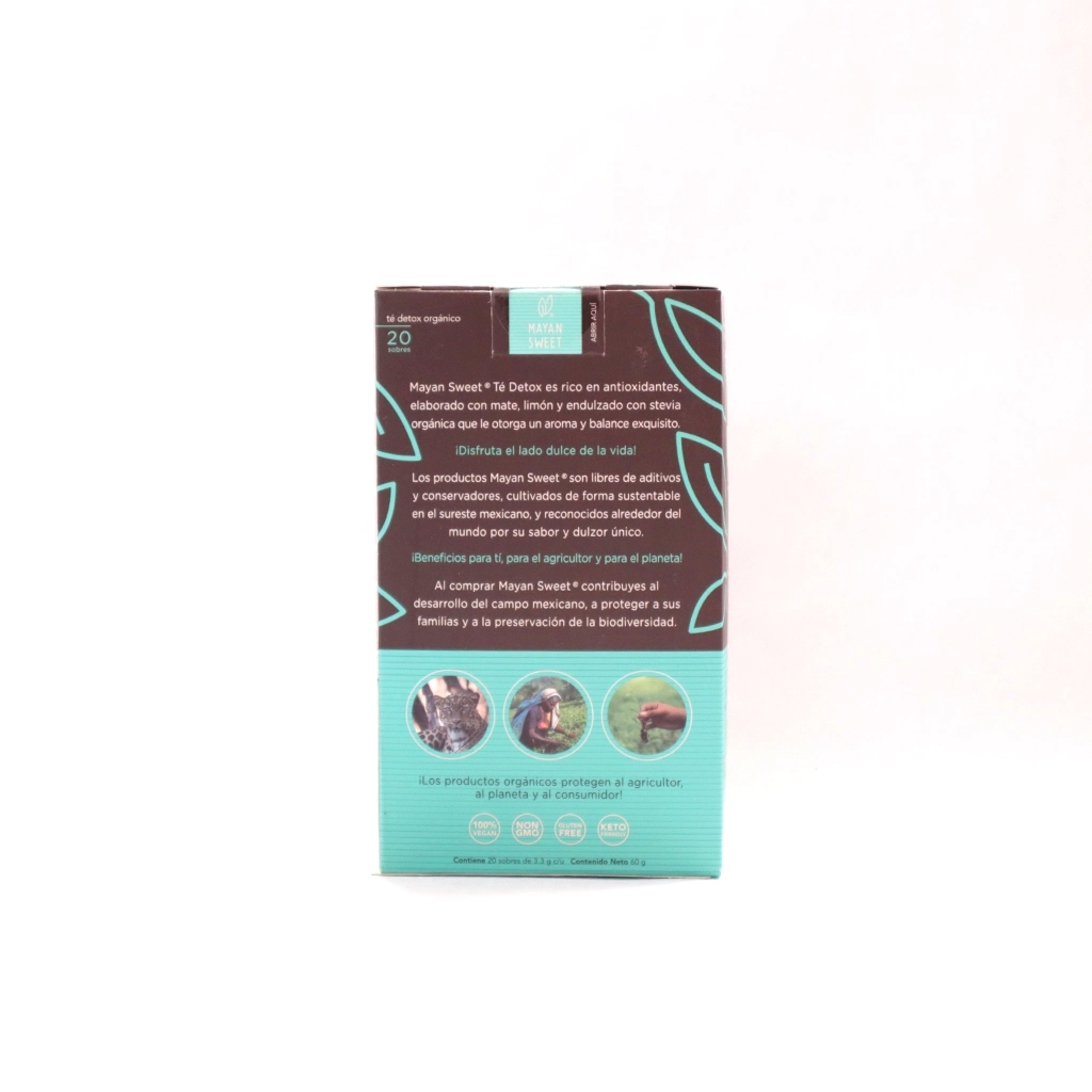 Té detox con stevia 60 g Mayan Sweet