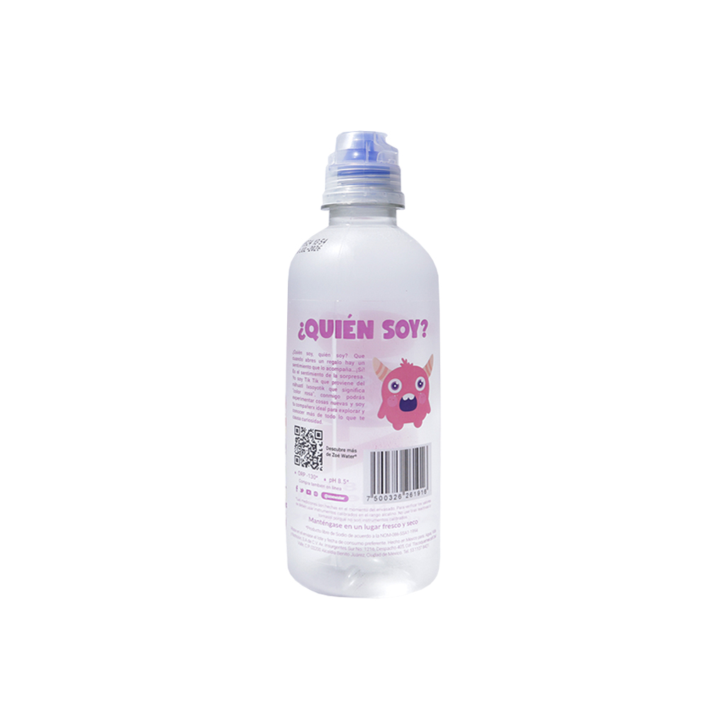 Agua clásica con chupón 350 ml Zoé