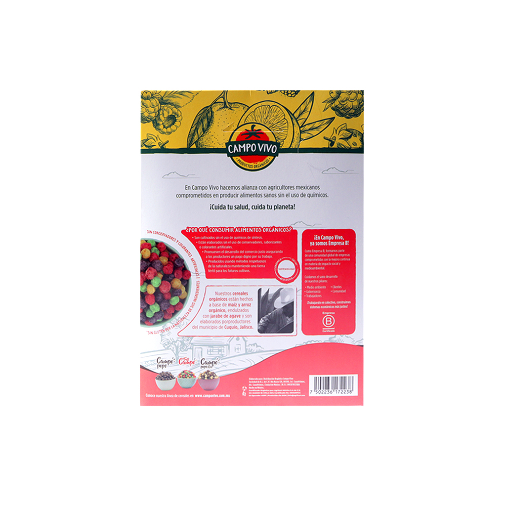 Cereal fruti campo 220 g Campo Vivo
