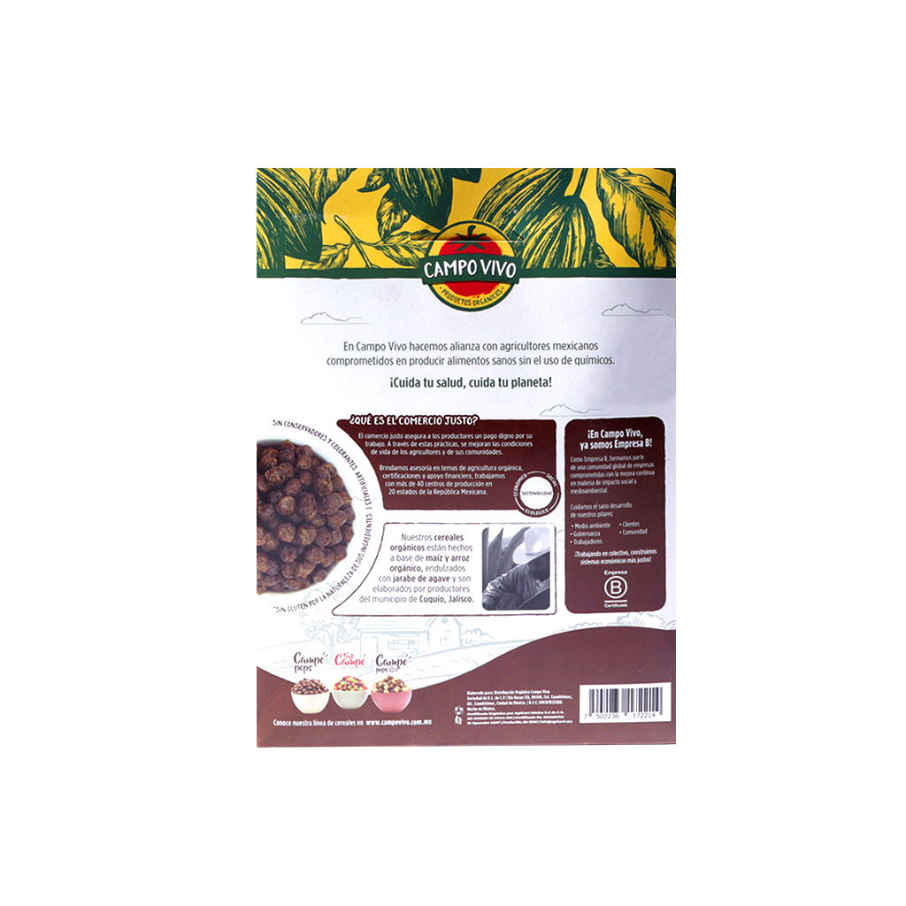 Cereal campo pops 220 g Campo Vivo