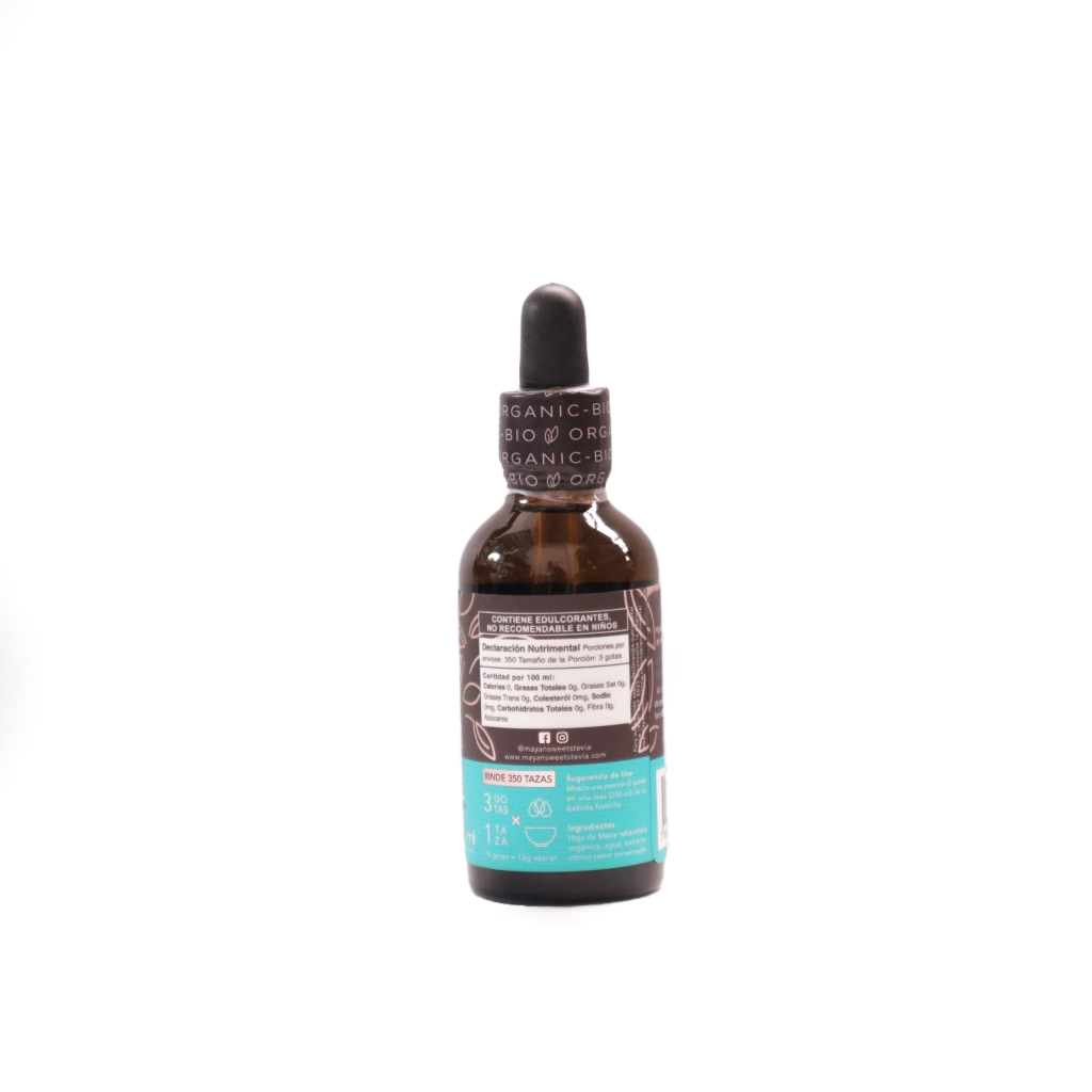 Extracto hoja de stevia Líquido Orgánico 60 ml Mayan Sweet