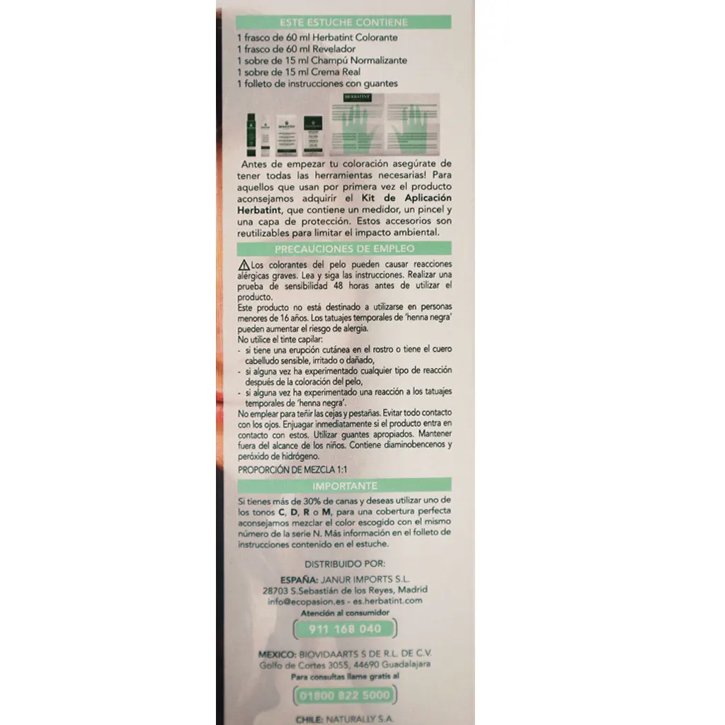 Tinte 6N rubio oscuro 150 ml Herbatint