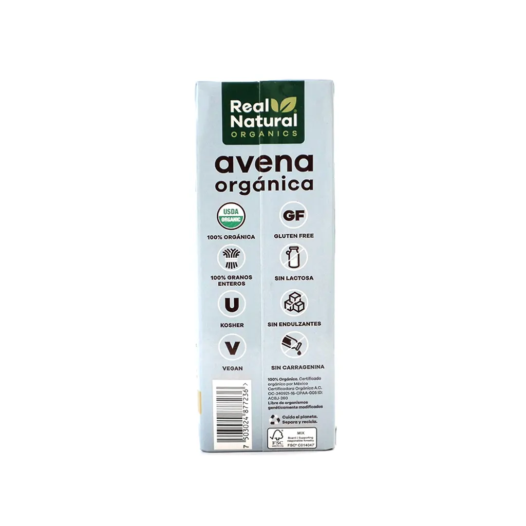Bebida de avena 1 L Real Natural