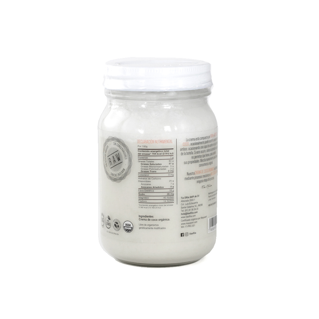 Crema de coco 452 g Tía Ofilia 