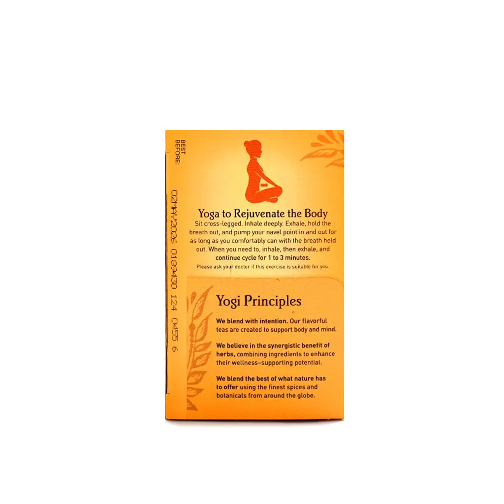 Té sabor mango con jengibre y canela 32 g Yogi