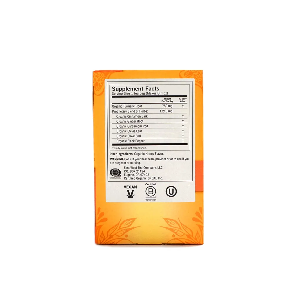 Infusión sabor cúrcuma y miel 32 g Yogi