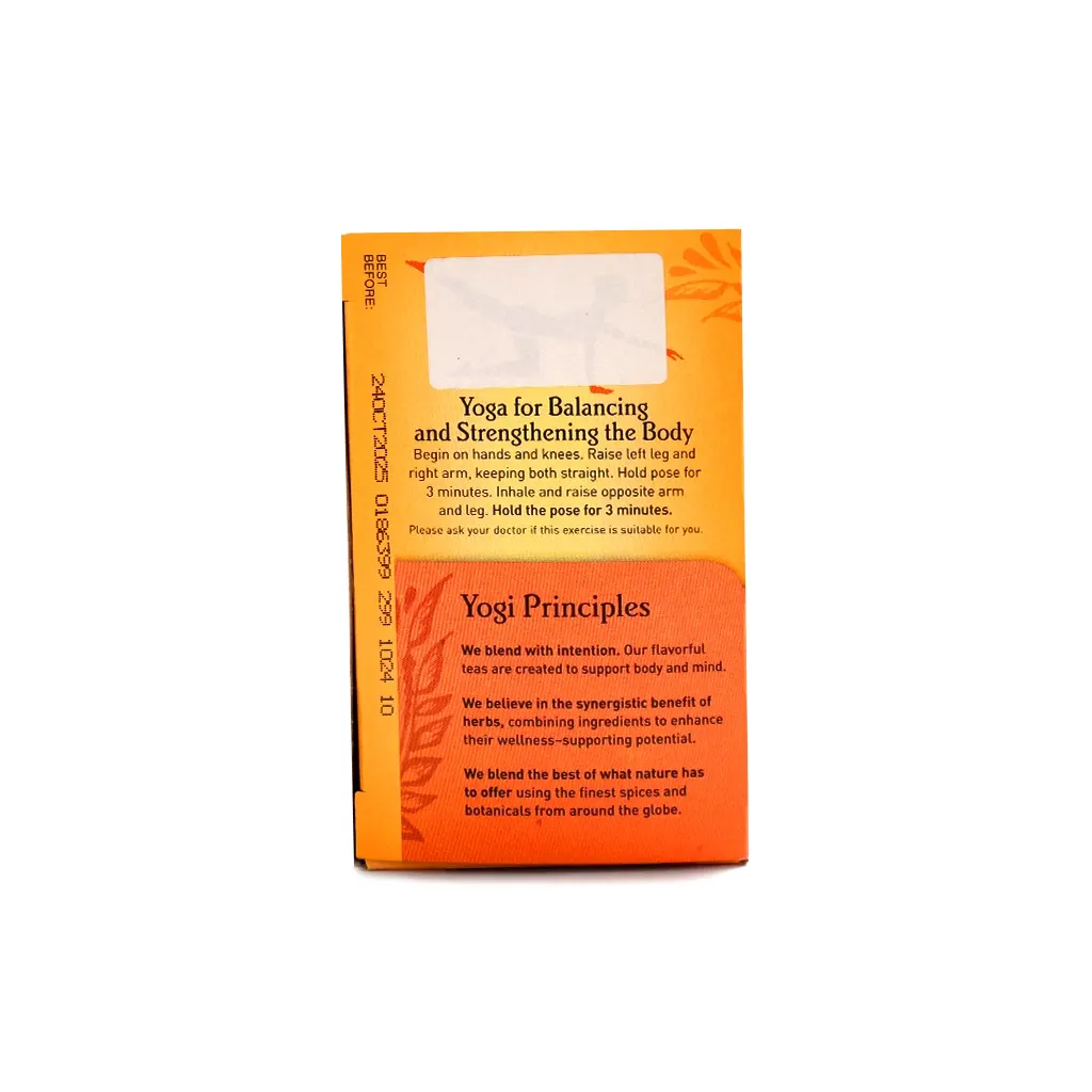 Infusión sabor cúrcuma y miel 32 g Yogi