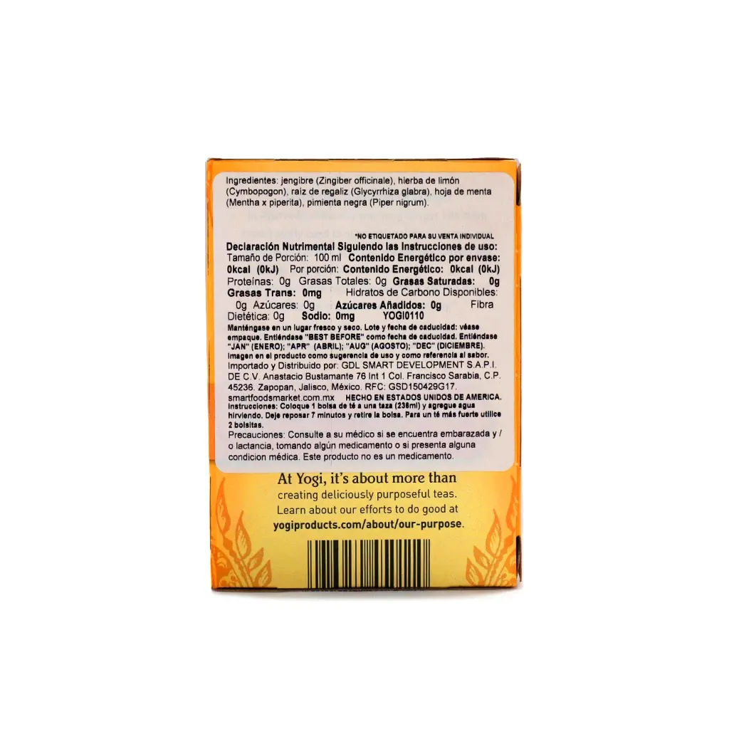 Té de jengibre 32 g Yogi