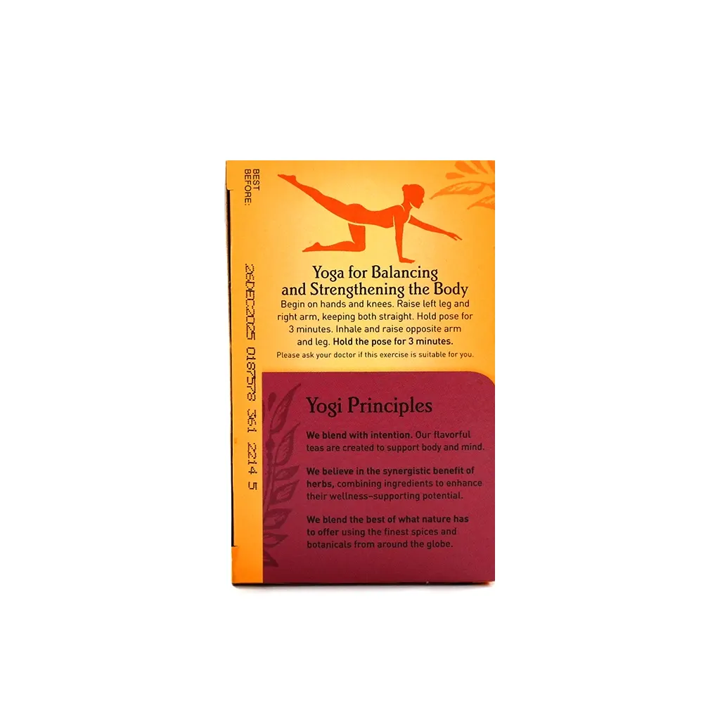 Infusión sabor sidra de manzana y mora 29 g Yogi