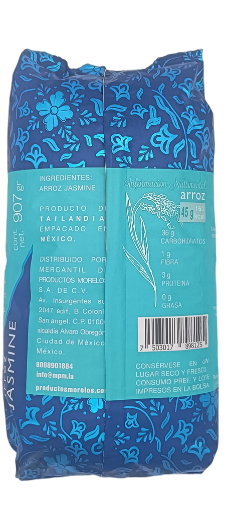 Arroz Jasmine premium 907 g Morelos