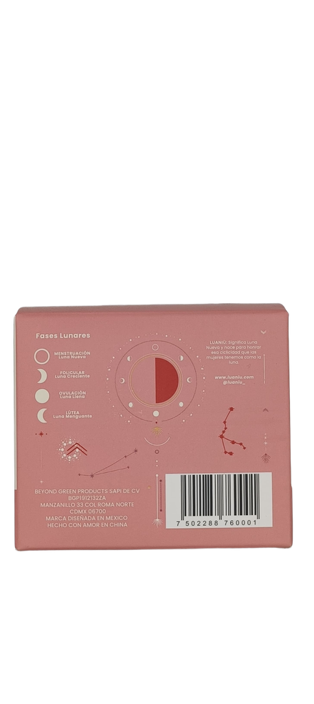 Toallas femeninas pantiprotectores bio 25 piezas Luaniu