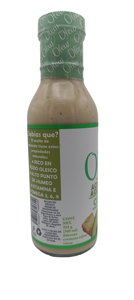 Aderezo César con aceite de aguacate 354 g Olew