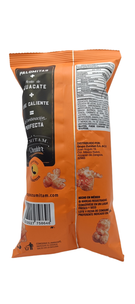Palomitas de maíz sabor cheddar 28 g Zumitam