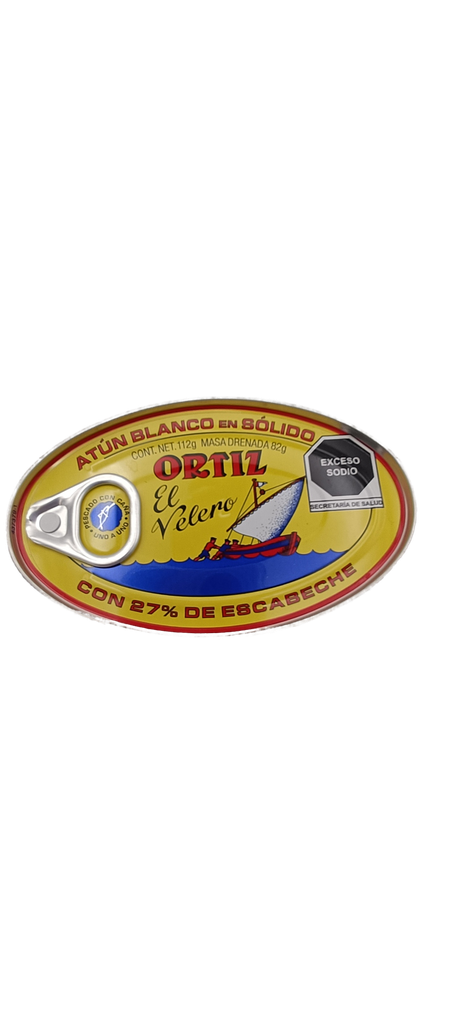 Atún blanco en escabeche lata 112 g Ortiz