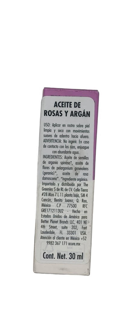Aceite de argán y aceite de rosas 30 ml Radically Rejuvenating Acure