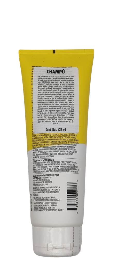 Shampoo con aceite de argán 236 ml Ultra Hydrating Acure