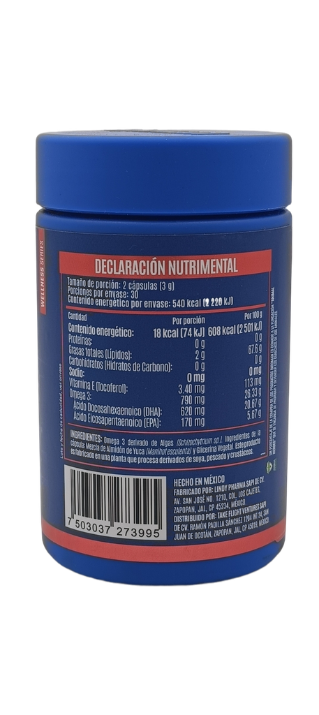 Omega 3 premium 60 cáps. Birdman